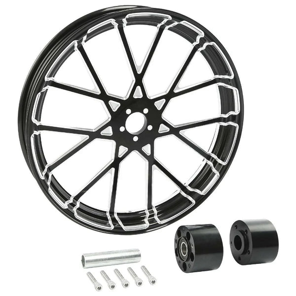 23" x 3.5" Front Wheel Rim & Hub Dual Disc Fit For Harley Street Glide 1997-2021
