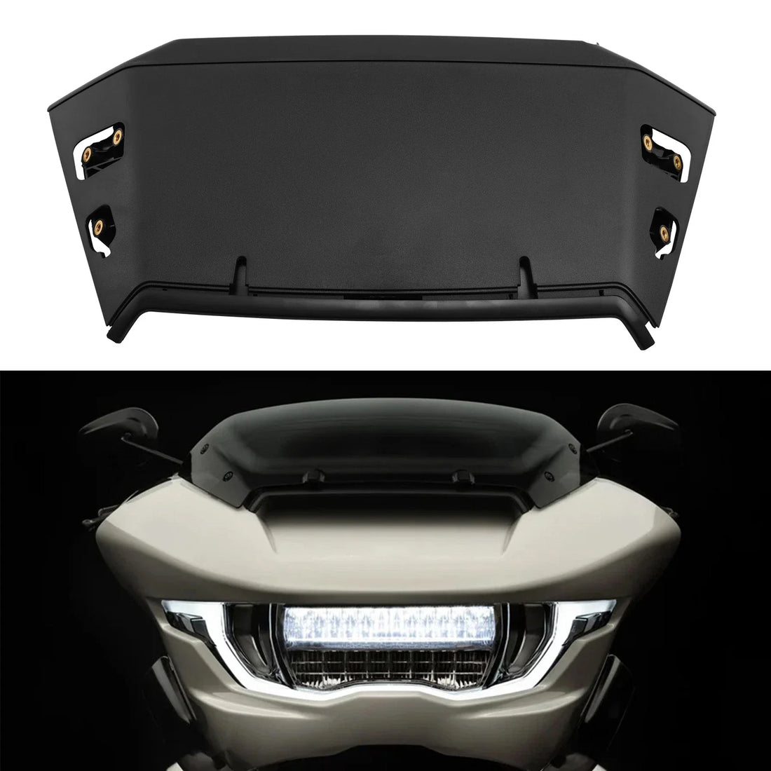 Inner Fairing Cover Air Vent Duct Fit For Harley Touring Cvo Road Glide 23-26