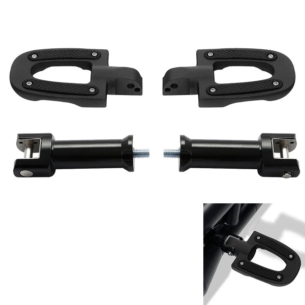 Passenger Footpeg Mount and Peg Kit Fit For Harley Softail Slim Fat Boy 18-25