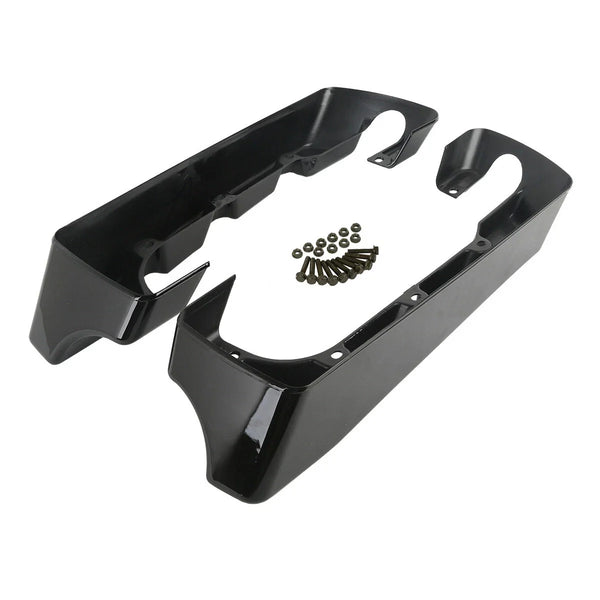 4" Hard Stretched Saddlebag Extension Fit For Harley Touring Road King 2014-2024