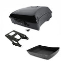 Black Chopped Trunk Mount Fit For Harley Touring Cvo Road Street Glide 2014-2026