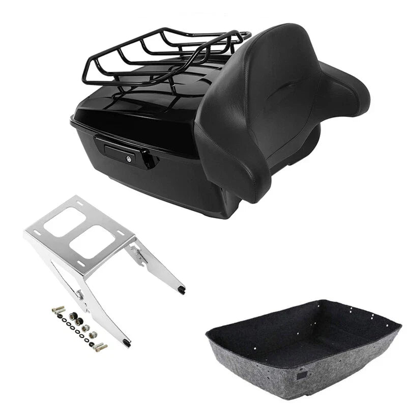 King Trunk Luggage Backrest Mount Fits For Harley Sport Glide 2018-2021