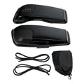 Black Saddlebag Lids Speaker Cutouts Fit For Harley Touring Road Glide 2014-2023