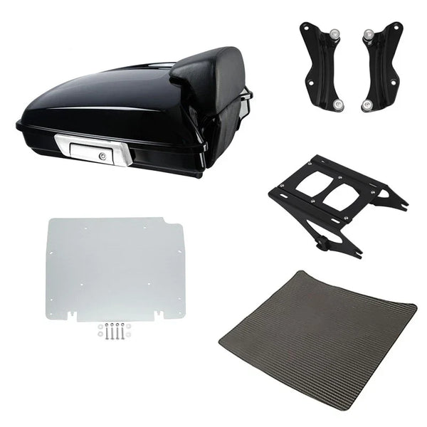 Razor Trunk Backrest Rack Docking Plate Fit For Harley Street Glide 2014-2026 25