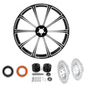 23" Front Wheel Rim Dual Disc Hub Brake Rotor Fit For Harley Touring ABS 08-2021