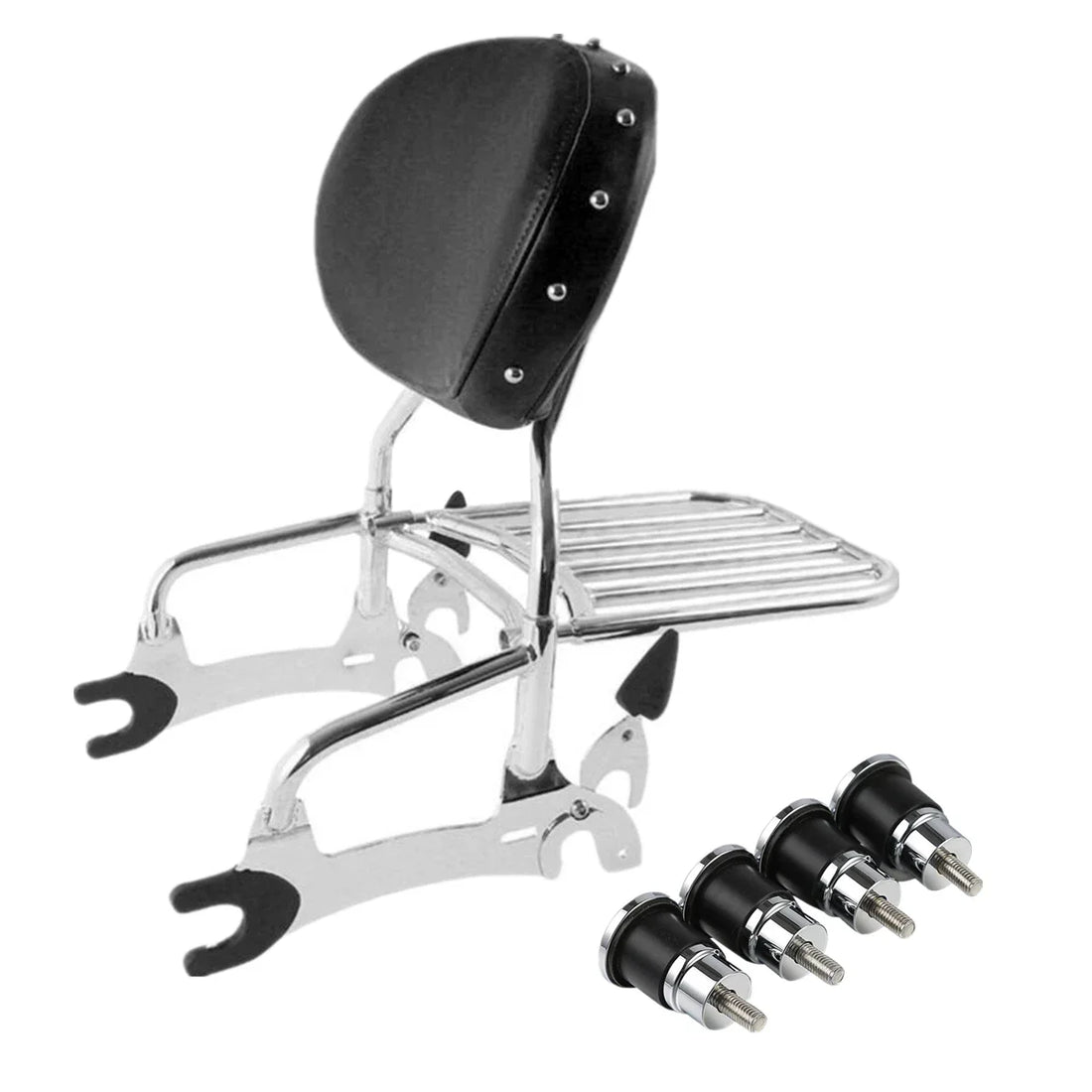 Backrest Sissy Bar & Quick Release Spools Fit For Indian Chieftain Limited 17-24