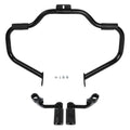 Mustache Highway Bar Footpegs Peg Fit For Harley Softail Fatboy 2000-2017 Black