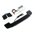 Vivid Black LED Light Spoiler Trunk Fit For Harley King Razor Chopped 97-13