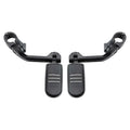 1 1/4'' Long Angled Highway Engine Guard Footpegs Foot Pegs Mount Fit For Harley