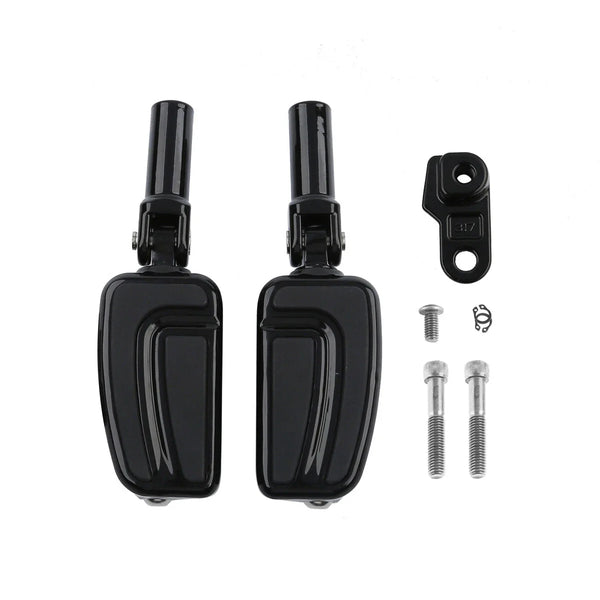 Rear Footpegs Passenger Pegs Bracket Kit Fit Harley Softail Flstsb 08-11