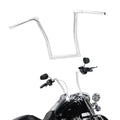 15" Rise 1 1/4" Ape Hanger Handlebar Fit For Harley Fat Boy Breakout Road King