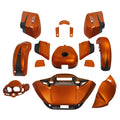 Fairings Body Work Fit For Harley Road Glide 15-24 Scorched Orange / Black Denim