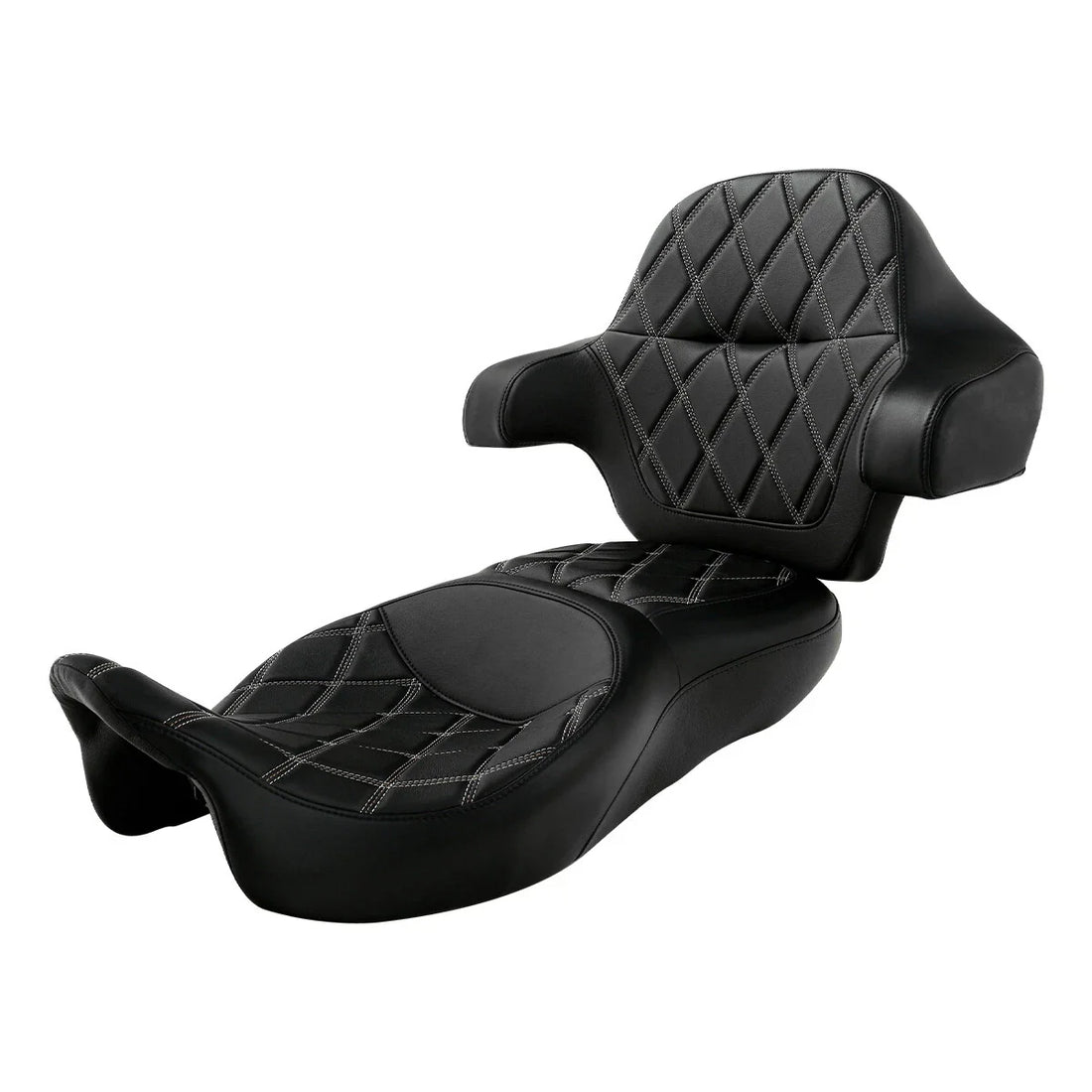 Rider Passenger Seat Backrest Fit For Harley Touring Road Street Glide 2014-2023