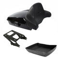 Chopped Trunk Backrest Mount Rack Fit For Harley Touring Road Glide Fltrx 14-26