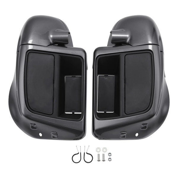 Lower Vented Fairings Fit For Harley Street Glide 14-23 Gauntlet Gray Metallic