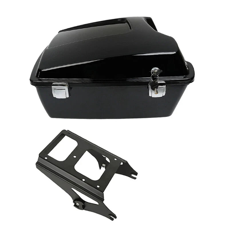 Chopped Trunk Two Up Mount Rack Fit For Harley Touring Electra Glide 09-2013 12