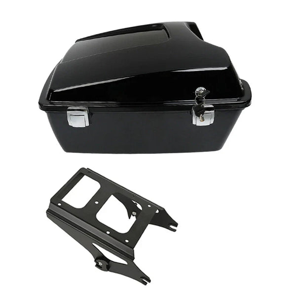 Chopped Trunk Two Up Mount Rack Fit For Harley Touring Electra Glide 09-2013 12