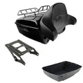 King Trunk Rack Backrest Mount Fit For Harley Road Electra Glide Touring 2014-26