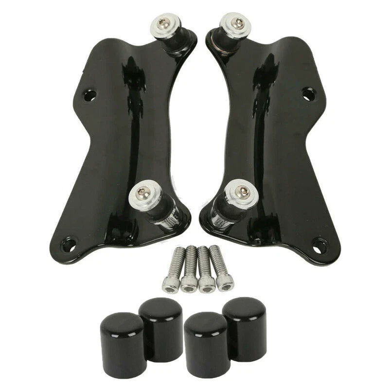 4 Point Docking Hardware Kit w/ Covers Fit For Harley Touring Street Glide 14-25