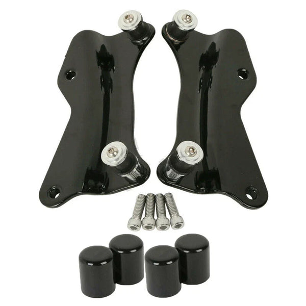4 Point Docking Hardware Kit w/ Covers Fit For Harley Touring Street Glide 14-25