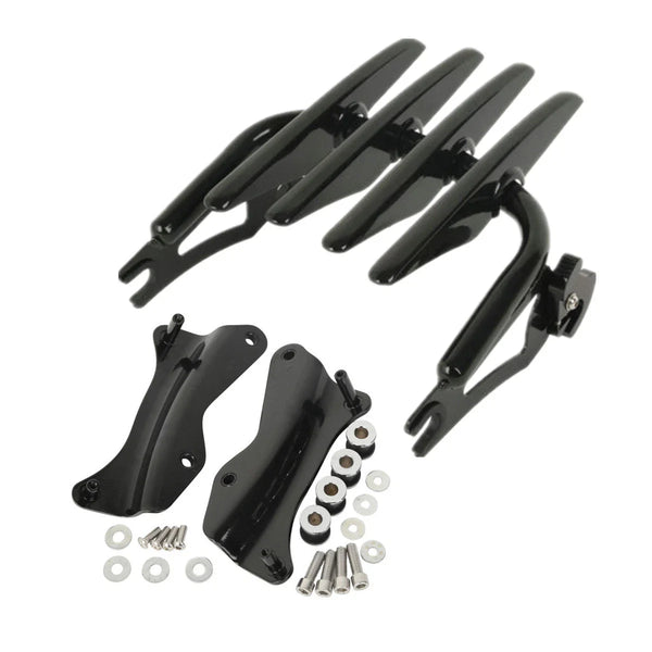 Black Stealth Luggage Rack Docking Hardware Kit Fit For Harley Road Glide 14-24