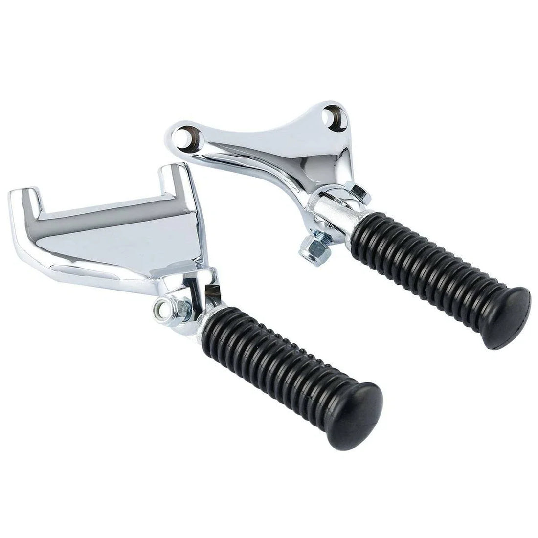 Chrome Foot Peg Mount Fit For Harley Sportster 883 1200 48 72 Roadster 2004-2013