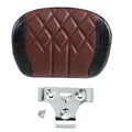 Black Brown Passenger Sissy Bar Backrest Fit For Harley Touring Road King Glide