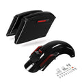 4" Stretched Hard Saddlebags & Rear Fender Fit For Harley Touring Glide 2014-23