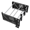 Black Wall Mount Storage Rack Fit For Harley Touring Electra Street Road Glide