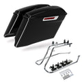 4" Stretched Hard Saddlebags Speaker Lids Bracket Fit For Harley Softail 1984-17