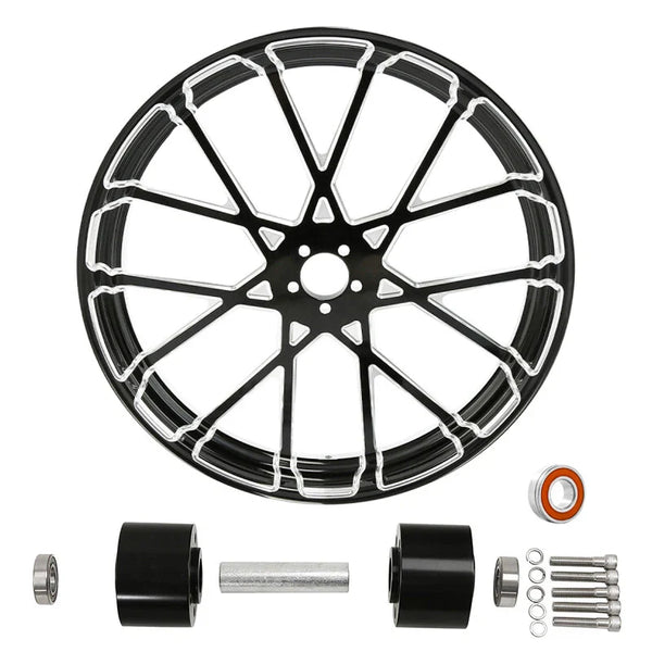 21x3.5" Front Wheel Rim Dual Disc Hub Fit For Harley Electra Glide 1997-2021 ABS