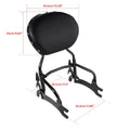 Black 12" Backrest Sissy Bar Fit For Indian Chief Vintage 14-18 Dark Horse 16-18