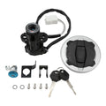 Fuel Gas Ignition Switch Keys Seat Lock Fit For Kawasaki Ninja 400 2018-2024 23