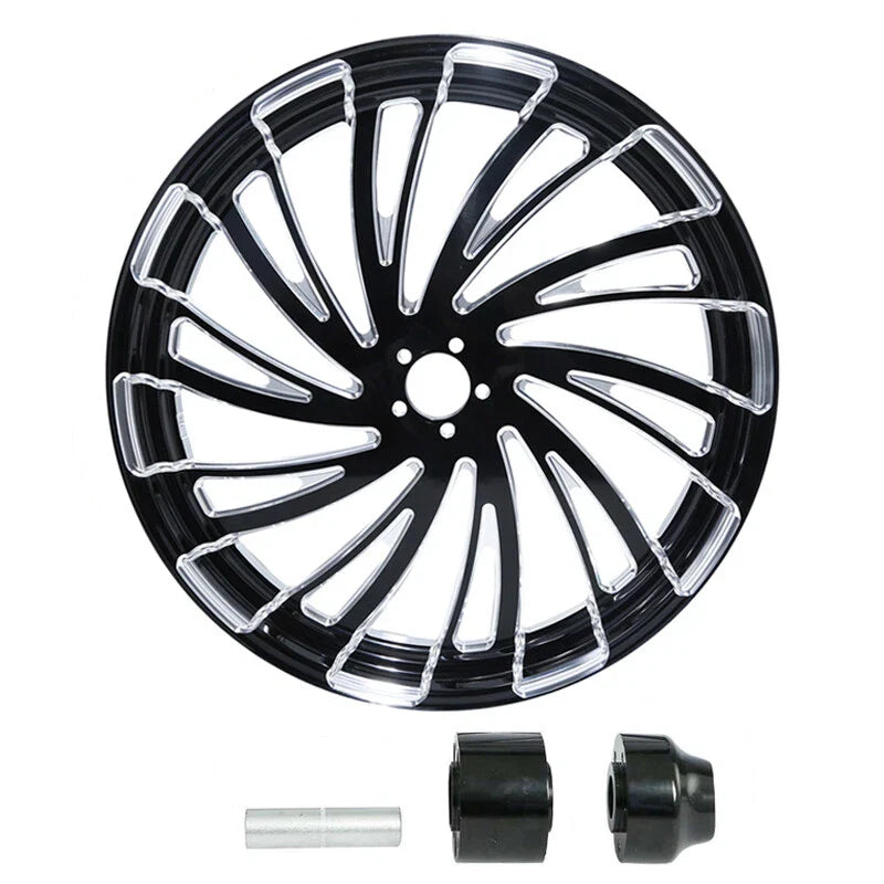 23" x 3.5" Front Wheel Rim Single Disc Hub Fit For Harley Electra Glide 1997-21