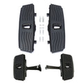 Black Driver Passenger Floorboard Fit For Harley Cvo Street Road Glide 23-25 24