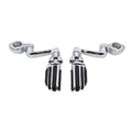360 Adjustable 32mm Highway Footpeg Mount Clamps Fit For Harley Heritage Softail
