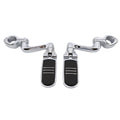 360 Adjustable Highway Foot Peg 1 1/4" Engine Guard Mount Fit For Harley Touring