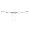 Chrome 10" Rise T-Bar 1.5" Handlebar Fit For Harley Softail Deluxe Fat Bob 18-24