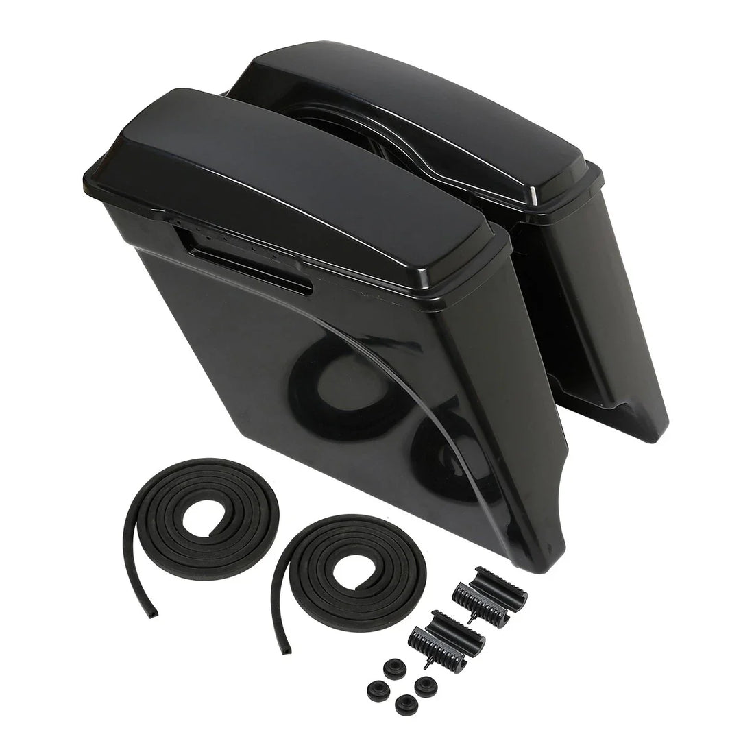 Unpainted 5" Stretched Saddlebags Fit For Harley Touring 1993-2013 Road Glide