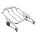 Chrome Two Up Luggage Rack Fit For Harley Touring Electra Street Glide 2009-2025