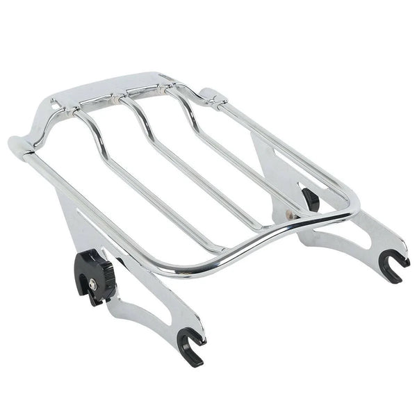 Chrome Two Up Luggage Rack Fit For Harley Touring Electra Street Glide 2009-2025
