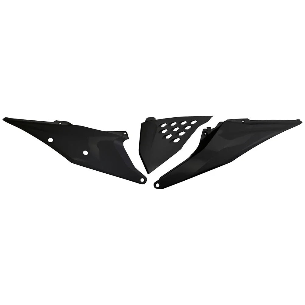 UFO Side Panels Vented Black For KTM 350 XC-F Kailub Russell Edition 2021