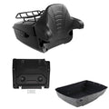 King Trunk Rack Backrest Pad Base Plate Fit For Harley Road Street Glide 2014-26