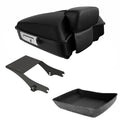Matte Black Chopped Trunk Backrest Mount Fit For Harley Touring Road King 97-08