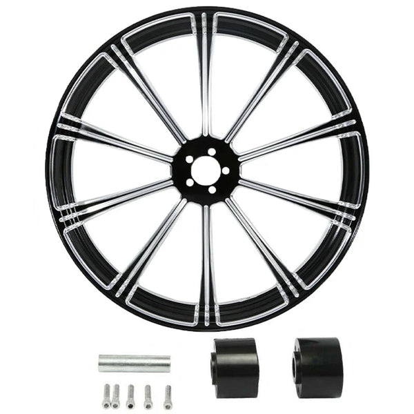21" x 3.5" CNC Front Wheel Rim Hub Dual Disc Fit For Harley Touring ABS 1997-21