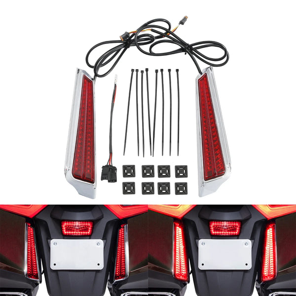 LED Rear Filler Panel Lights Fit For Honda Goldwing 1800 GL1800 2018-2025