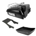 Chopped Trunk Backrest Two Up Mount Rack Fit For Harley Electra Glide 1997-2008