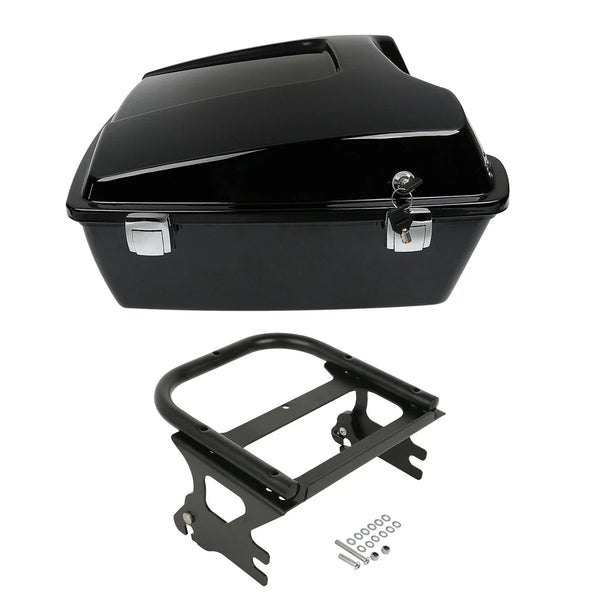 Chopped Trunk Two Up Mount Rack Fit For Harley Touring Electra Glide 97-08