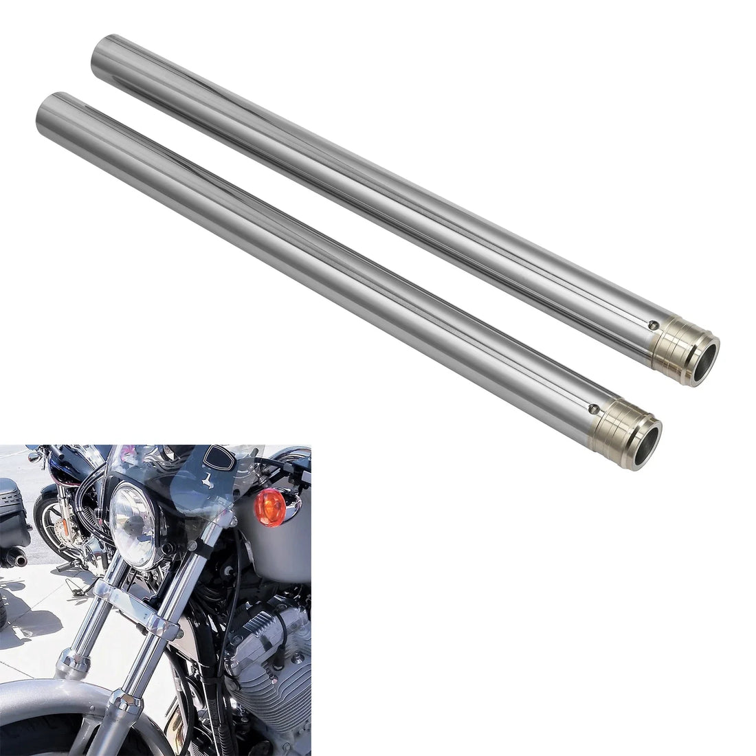 39mm Fork Tube Fit For Harley Sportster XL883L XL883N XL1200 2016-2022 2020 2021