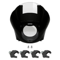 Quarter Front Headlight Fairing Windshield 39mm Fork Clamps Fit For Harley Dyna